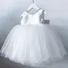 Mädchenkleider Big Bow süße Mädchen Kleid elegante Kleinkind Kinder 1. Geburtstag Taufe Kostüm für 1-5y Hochzeiten Party Prinzessin