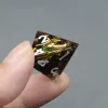 ゲーム1PCランダムDND DICE ZHOORQI POLYHEDRAL DICE FOR ROLEPLAYゲームDDバーパブパーティーRPGボードゲームブラックサイコロ