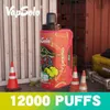 Vozol vista vappsolo viking 12k sbuhi usa e getta e sigaretta 12000 boccone vapers a batteria ricaricabile per vapers scherma