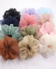 Lady Chiffon Hair Scrunchies Women Girl Solid Elastic Bands Hairs Hairs Rope Ponytail Holder grote darm Sports dance scrunchie 14984889895