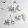 Figurine decorative 3pcs Nordic Style Simple Floop Florel Triangolo Triangolo Giovete fai -da -te Filo cornice per la casa Cragi Crafts Crafts Contenitore