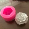 Vormen Bloem Bloom Rose vorm Siliconen Diy 3D Cake Mold Fondant Soap Cupcake Candy Chocolate Jelly Decoratie Bakgereedschap Mallen