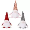 Jul Gnome Plush Glowing Toys Home Xmas Decoration Nytt år Bling Toy Christma Gifts Kids Santa Claus Snowman Ornament