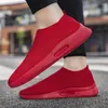 Lässige Schuhe Damyuan Minimalismus Feste Farbe Mesh Ultraleiche Anti -Slip -Herren -Turnschuhe plus Größe bequeme atmungsaktive Schuhe