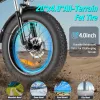Bicycle H20 Electric Bicycle 48V 1000W Fat Tire Electric Bike 20 Inch folding Outdoor Best Mountain Bicycle Snow Ebike Waterproof 15AH