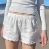 Dames shorts Lace Trim Cotton For Women Summer Cleren 2024 High Taille White Kawaii Cute Skort Girls 2000s Y2K Jeugdig