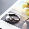 Cluster Rings Antique Silver Plated Frog Open For Women Men Vintage Metal Animal Finger Ring Punk Jewelry Accessories