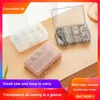 Lagerbeutel Bastelbox Organizer 10 Gitter transparent leichte Kunststoff tragbarer Ohrring -Schmuck Perlen Mülleimer Hülle Mini