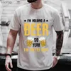 Men's T-Shirts Fashion Beer Lover Graphic T-shirt Mens Beverage Party Street Clothing 2024 Summer Beer Day Short Sleeve T-shirt Extra Large Y2k TopXW