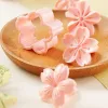 Moulds 5pcs/set Sakura Cookies Mold Cherry Blossom Pink Biscuit Fondant Mold Cranberry Cookies Flower Shape Press Flower Baking Cutters