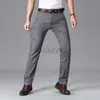 Jeans pour hommes jeans masculins jeans été mince jean gris clair gris clair pantalon long / élastique en élastique entièrement pantalon et pantalon taille plus taille plus pantalon