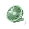 Ventilador elétrico sem fio dobrável 3 velocidades 1200mAh mesa silenciosa mesa recarregável lustre portátil para acampamento de carro de cozinha 240422