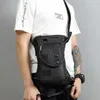 Men Waist Pack Bum Leg Thigh Bag Motorcycle Rider Nylon/Canvas Military/Assault Male Cross Body Fanny Pack Hip Belt Drop Bags 240419