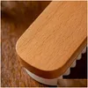 Cleaning Brushes 1Pc Suede Shoe Brush Wood White Rubber Scrubber Stain Eraser For Nubuck Material Boots Bags Cleaner Tool Drop Deliver Otubw