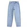 Women's Jeans High Waist Harlan For Women 2024 Autumn Factory Direct Sales Dad Pants Nine Point Radish Wholesale