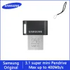Drive Samsung Pendrive 128 Go 64 Go 32 Go 256 Go Mini lecteur flash USB jusqu'à 400m Disque de bâton USB 3.1 sur la mémoire de la clé pour le téléphone