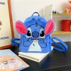 Kawaii anime blu e rosa peluche zaino per bambini simpatico cartone animato zaino angola di zaino morbido regalo di Natale