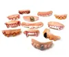 Party Masks 12pcsset Halloween Prank Toys Simulation Rotten Teeth Vampire Denture Masquerad Cosplay Fake Props2703865