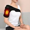 Aparecimento de ombro elétrico Massageador de joelho aquecido Massagem Black Support Strap com três níveis ajustáveis de aquecimento 240424