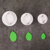 Moulds 3pcs/Set Cake Rose Leaf Plunger Fondant Decorating Sugar Craft Mold Cutter Cake Decorating Pastry Cookie Tools