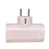 Adapter europäischer Typ Conversion Plug 1 bis 3 Wege EU Standard -Netzteil -Adapter -Sockel 16A Reisestopfen AC 250V