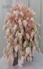 10pcslot simulación 9 cabezas lirios pequeños del valle flores de seda falsas para el hogar decoración de bodas ventana cadena de flores1986126