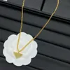 2024 New Triangle 159421 Hot Selling Letter Pendant Necklace Popular Letter Necklace Women's and Men's Fashion Long Versatile Pendant