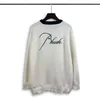 Projektant Sweters Retro Classic Fashion Blushirts Men Sweater Letter Hafdery okrągła szyja Wygodna skoczek 2246