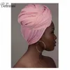 Bandanas Durag Bohowaii Moda Femina Foulard Jersey Band Turban Band Ultra Fine Fiber Elastic Packaging Womens Bandband 240426