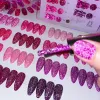 Gel vendeneeni 15 färger/set lila flash trasig diamantgel nagellack glitter uv blöt av gel lack glänsande reflekterande gel lack