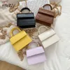 Axelväskor Hisely Luxury Casual Female Stone Mönster Crossbody Elegant Charming Handbag for Women Personality Chain Bag