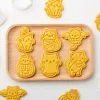 Moldes Halloween Kitten Cookie Mold Ghost Fonston Cartoon Animal Kitten Shape Folida Ferramenta Ferramenta de Bolo Diy