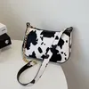 Bag Fashion Animal Print Leopard Baguette Bags Mini PU