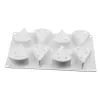 Formenkuchenform -Gebäckwerkzeuge Kuchenform zum Backen von Nicht -Schicht Küchenbackwaren Dessert Ring Art Mousse Silikon 3D -Schimmelkäse geformt