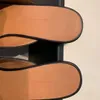Tasarımcı Princetown Terlik Loafers Düz ayakkabılar terlik deri jumbo katırlar bayan loafer terlik ayakkabı metal zinciri kahverengi siyah bej açık pembe tuval kaplan kadın