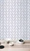 Modern delicate herringbone wallpaper in black and white Scandinavian design removable nonwoven wallpaper PW200606011 2107221407498