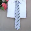 蝶ネクタイのネクタイストライプ良いタッチ男性アンチフェード首のジャクアードアローヘッドタイプのコンタクトコマーシー