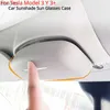 Zonnebrillen Tesla Model Y Model 3 Auto Zonnebril opslag Zonnebril auto zonnebril Holder Holder auto interieur accessoiresxw