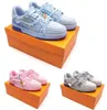 Man Woman Designer Skate Sneaker Trainer Basketball Shoes Low Top Luxe Denim Grey Pink Blue Louboutine Virgil Luxury Loafer Platform Size 36 - 45