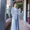 Traditionele vrouwen bloeien hanfu jurk oud Chinees kostuum mooie dans hanfu originale prinses tang dynastie gewaad 240418
