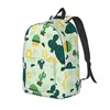 Backpack Student Bag Green Cactus Parent-child Lightweight Couple Laptop