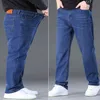 Jeans masculinos jeans tamanho grande 28-50 jeans grande tamanho adequado para calças com excesso de peso 45-150kg jeans hombre largo jeans Pantalon hommel244