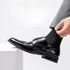 Dress Shoes Heren Business Echt lederen Formele kleding Puntig Britse stijlpak