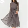 Casual jurken vrouwen zomer luxe dames gaas sling prinses jurk bruiloft o-neck elegante feestavond holle kant midi vrouw