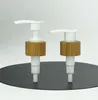 Bottiglie di stoccaggio all'ingrosso a forma rotonda in legno di legno Pressa tappo superiore per flip per bottiglia di profumo Contenitori in vetro/plastica 18 mm 20 mm 24 mm