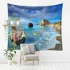 Taquestres Tapestry Beach Landscape Series Fundo