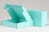 Korrugerade papperslådor färgade presentförpackningar förpackning fällbara fyrkantiga förpacknings smycken förpackning kartong 15155 cm rra111513784079