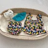 Kleidungsstücke Ins Sommer Baby Girl Set 0-3 Jahre Geborene Prinzessin Rüschen