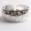 Bangle 32 Stijl Nieuwe Gypsy Square Flor Metal Metal Tibetano Silver Vintage Retro Moda para suas mulheres