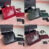 Bolsa de designer Sac de Jour Baby Acordeão Ruched Bolsas clássicas Crocodilo em couro com corpo transversal Mulheres de luxo